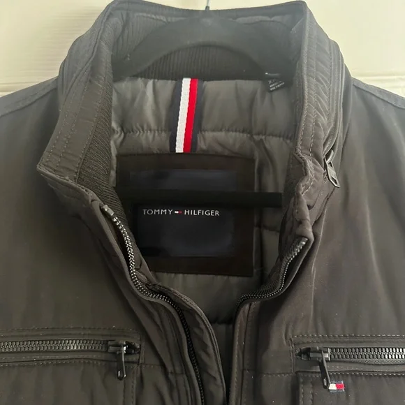 Tommy Hilfiger Men’s Black Performance Bomber Jacket - Sz XXL - Picture 6 of 9